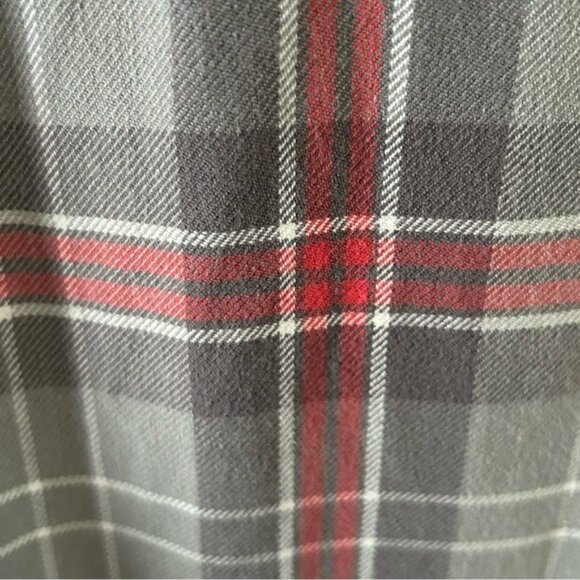 J Crew 100% Cotton Flannel Plaid Button Down Shirt Sz Medium Fall Winter Preppy - Picture 8 of 15